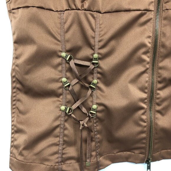 Onyx Copper Bronze Full Zip up Vest size L - Picture 6 of 16